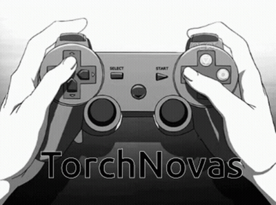 Black And White Person Holding Game Controller Torch Novas GIF