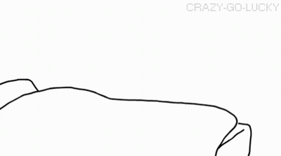 Black And White Person Laying On Bed Crazy Go Lucky GIF