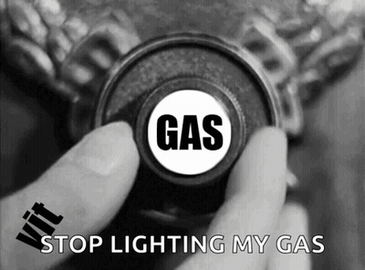 Black And White Person Pressing Gas Button GIF