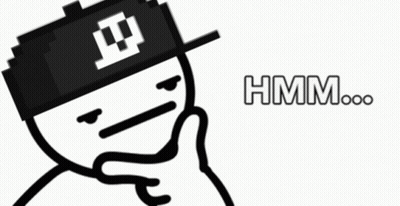 Black And White Person Saying Hmm GIF