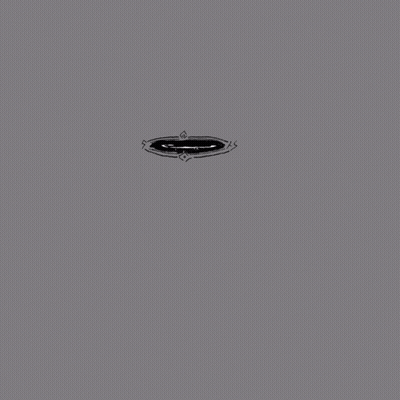 Black And White Person With Circle And Letter K GIF