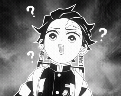 Black And White Person With Question Mark GIF