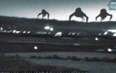 Black And White Photo By Seismo Lab January 30 2021 GIF
