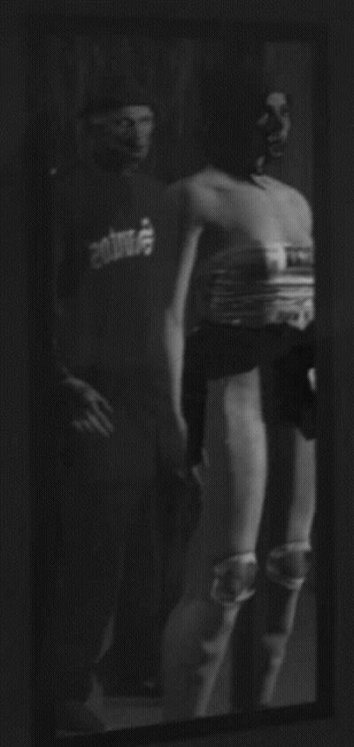 Black And White Photo Man And Woman Anime Shirt GIF