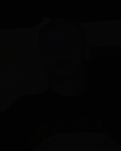 Black And White Photo Of Bearded Man In White Shirt GIF