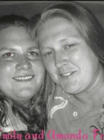 Black And White Photo Of Emily And Amanda GIF