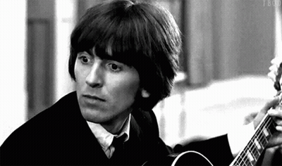 Black And White Photo Of Man Holding Guitar GIF