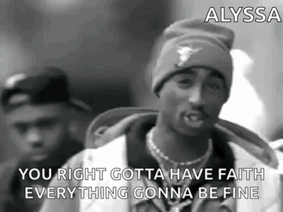 Black And White Photo Of Man In Beanie And Jacket With Quote By Alyssa GIF
