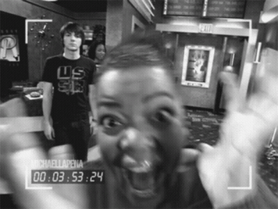 Black And White Photo Of Man In Black US Sir Shirt GIF