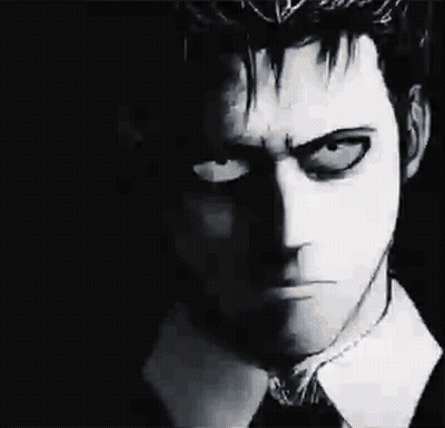 Black And White Photo Of Man In Suit GIF