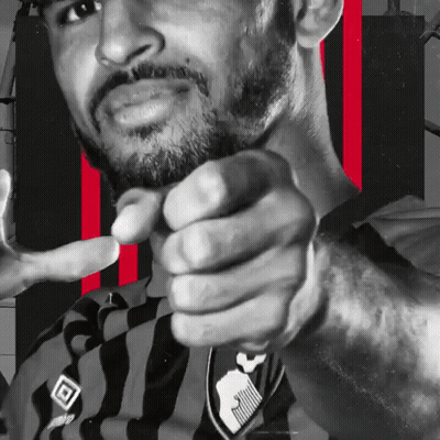 Black And White Photo Of Man Pointing GIF