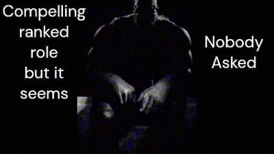 Black And White Photo Of Man Saying Compelling Ranked Role But It Seems GIF