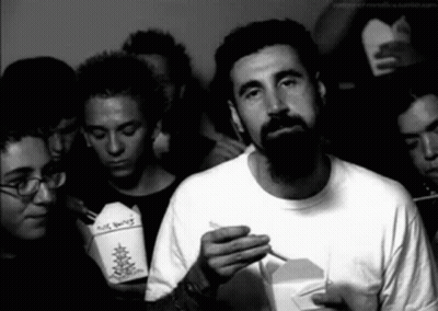 Black And White Photo Of Man Saying I'm Fra Freak Just Imk New York GIF