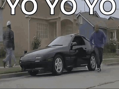 Black And White Photo Of Man Sitting In Car GIF