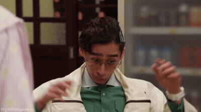 Black And White Photo Of Man Wearing Glasses GIF