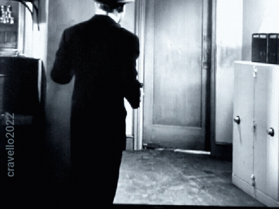 Black And White Photo Of Man With Year 2022 GIF