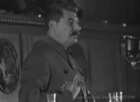 Black And White Photo Of Mustached Man GIF
