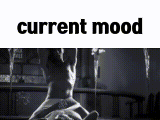 Black And White Photo Of Person's Hand Current Mood GIF