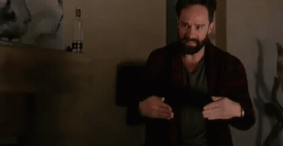 Black And White Photo Of Two Men In Suits GIF