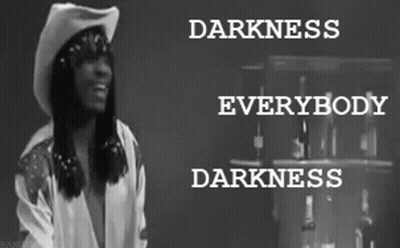 Black And White Photo Of Woman In White Cowboy Hat GIF