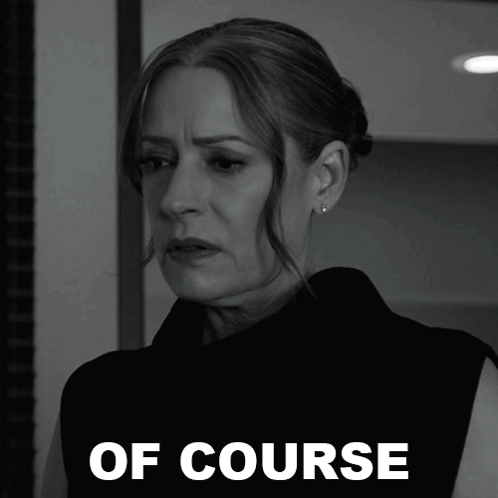 Black And White Photo Of Woman Of Course GIF