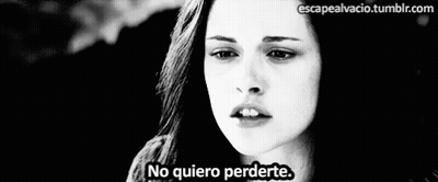 Black And White Photo Of Woman With No Quiero Perderte GIF