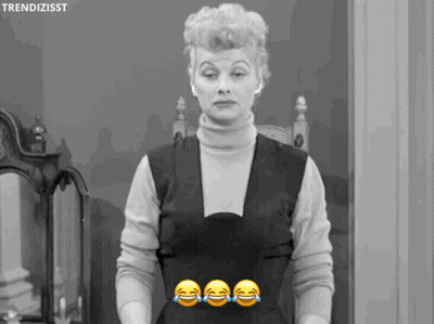 Black And White Photo Of Woman With Three Smileys GIF