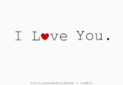 Black And White Photo Saying I Adore You GIF