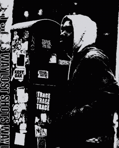 Black And White Photo Trace Trace Trace GIF