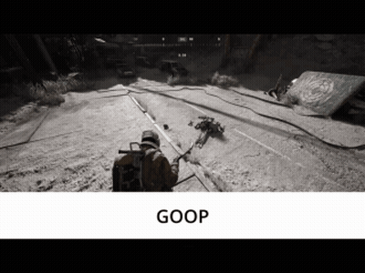 Black And White Photo With Goop GIF
