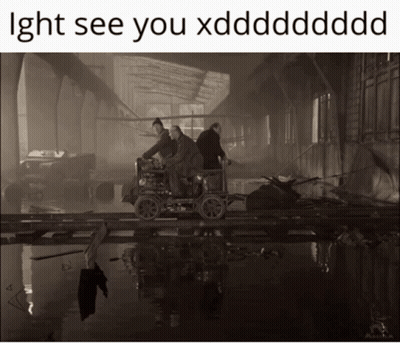 Black And White Photo With See You Caption GIF