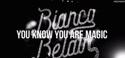 Black And White Photo You Know You Are Magic GIF