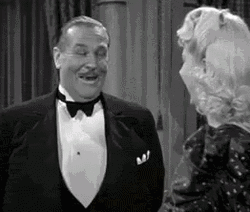 Black And White Pie In The Face GIF