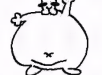 Black And White Piggy Bank With Hammer GIF