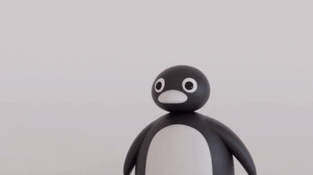 Black And White Pingu Noot Noot GIF