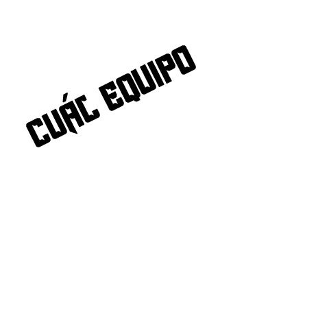 Black And White Poster Cual Equipo Es El Mejor Sticker