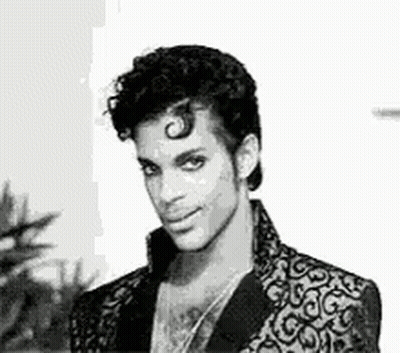 Black And White Prince In Suit And Necklace GIF