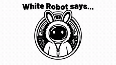Black And White Rabbit In Hoodie Holding Gun And Dice GIF