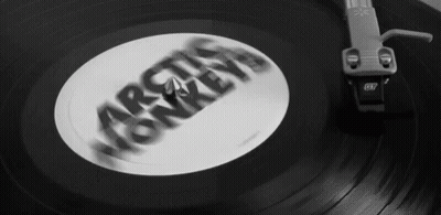 Black And White Record Arctic Monkeys GIF