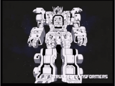 Black And White Robot Saying True Transformers GIF