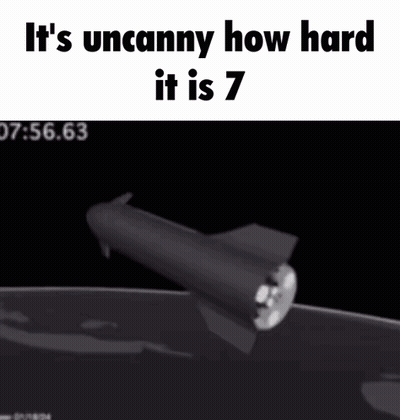 Black And White Rocket Saying It's Uncanny How Hard It Is 7 GIF