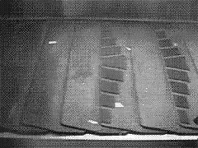 Black And White Roof With Holes GIF