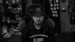 Black And White Sad Streaming GIF