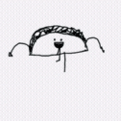 Black And White Sandwich On Dirt GIF