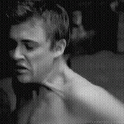 Black and White Shirtless Man Neck and Chest