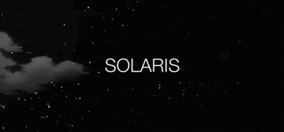Black And White Shooting Star Solaris GIF