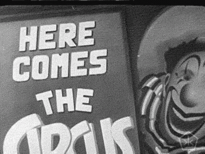 Black And White Sign Saying Here Comes The Crack GIF