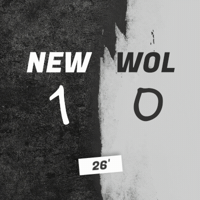 Black And White Sign Saying New Wol 1 GIF