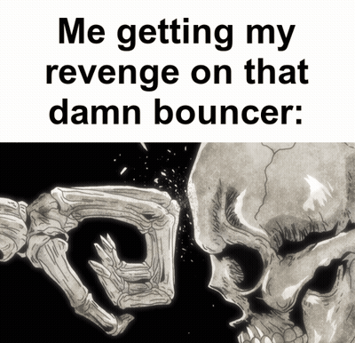 Black And White Skeleton Giving Fist Bump GIF