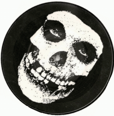 Black And White Skull On Plate GIF